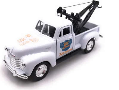Produktbild von Onwomania Modellauto Chevrolet Tow Truck Pic Up Weiss Auto Mst. 1:34-39