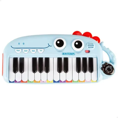 Productafbeelding van ColorBaby Bontempi: Elektronisch kinderpiano met 24 toetsen, verlichting en geluidseffecten