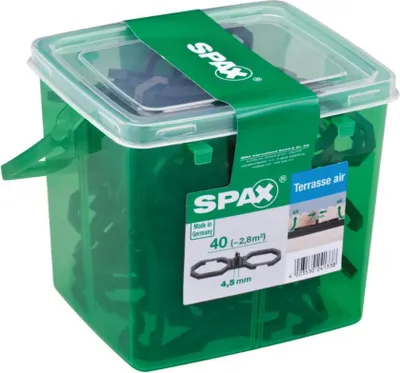 Image de SPAX® 4009422544009 SPAX® Terrassen-Abstandshalter AIR 4,5 mm, 40 St.