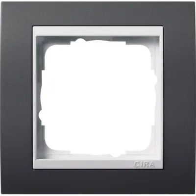Productafbeelding van GIRA 0211328 - Anthraciet - Wit - Schroefloos - 90 mm - 90 mm - 1,14 cm - 1 stuk