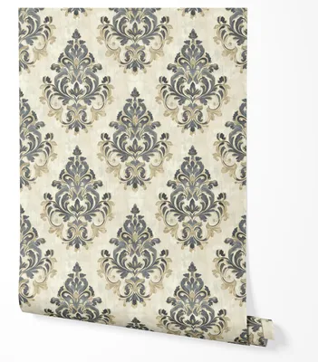 Obrázok produktu pre Vliesová tapeta baroko elegantná ornament obývačka 4x2,5 béžová-sivá
