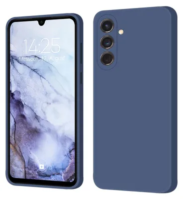 Produktbild von Hülle für Samsung Galaxy S24 Case Cover Bumper Smartphone Softgrip Schutzhülle Farbe: Lavendelblau