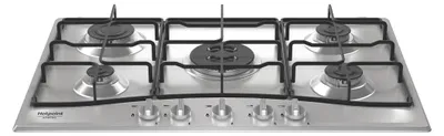 Produktbild von Hotpoint PCN R753N T/IX/HA, Edelstahl, Integriert, 75 cm, Gaskochfeld, Edelstahl, 5 Zone(n)