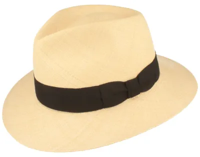 Extrafeiner weicher Bogart Panamahut von Hut-Breiter in beige