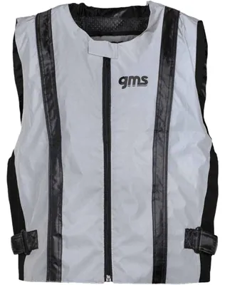 Produktbild von gms Freizeitweste LUX grau-reflektierend