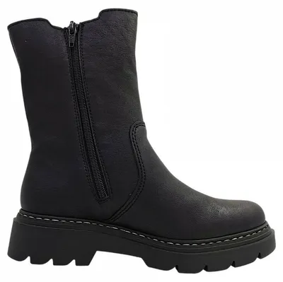 Imagen del producto de Zapatos de mujer Rieker, botas, con cremallera, color negro, para uso diario