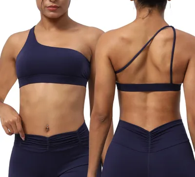 Zdjęcie produktu dla Biustonosz sportowy damski z jednym ramieniem