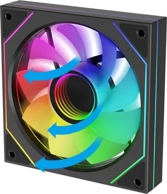 Zdjęcie produktu dla Xilence Gaming Series XPF120UR.ARGB, Wentylator, 12 cm, 500 RPM, 1800 RPM, Czarny