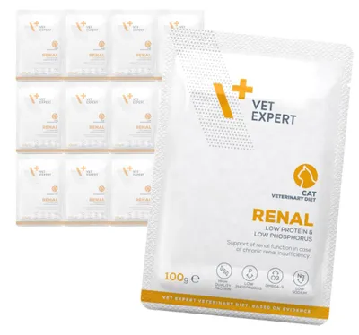 Produktbild von VetExpert Veterinary Diet Renal Cat 12x100g Nassfutter für Katzen mit Niereninsuffizienz