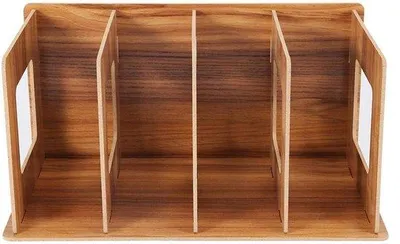 Produktbild von Holzbücherregal Organizer - Bücherkommode für Kinder - Büro-Bücherregal - DVD-Lager - Robust und langlebig - 34 x 16 x 18 cm - Bücherkommode