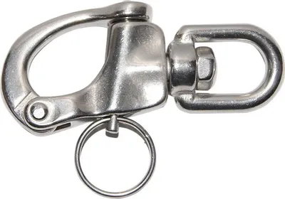 Immagine prodotto di Moschettone Spinnaker Oem Marine in acciaio inox Argento 87 mm Argento 87 mm