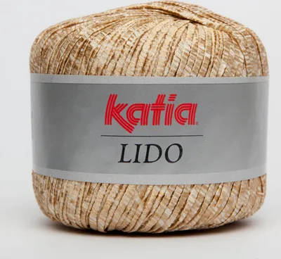 Produktbild von LIDO, schimmerndes BW-Bändchengarn von Katia, Farbe GOLD (71), ca. 95m/50g