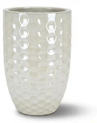 Zdjęcie produktu dla Doniczka ceramiczna Provencelia MEROVEE Perłowy, Ø30 cm x H45 cm, mrozoodporna