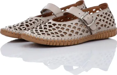 Produktbild von Gemini Damen Ballerina beige Größe 38