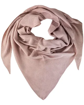 Produktbild von XL Strick Dreieckstuch - Schal  200 x 80 cm | Rosé