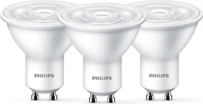 Immagine prodotto di Philips LED 4,7-50W, GU10 2700K, 3 pezzi.