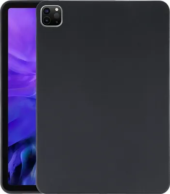 Produktbild von Mobigear Basics Dünne iPad Pro 11 Zoll (2020) Hülle Flexibles TPU Backcover - Schwarz