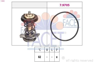Produktbild von FACET Thermostat Kühlmittel 82°C für FIAT Ducato Kastenwagen (250, 290) Ducato Pritsche / Fahrgestell (250, 290) Ducato Bus (250, 290) DUCATO Kasten