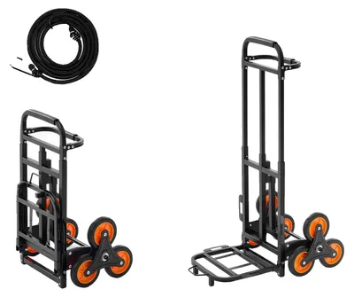 Obrázek produktu pro Nosný vozík pro schody, nosnost 100 kg, kompaktní a přenosný design, 460lb