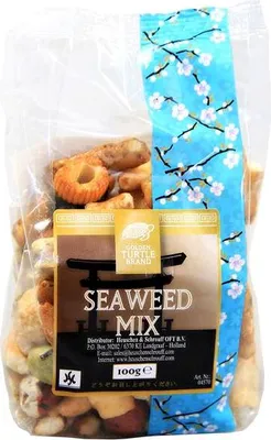 Produktbild von Golden Turtle Brand | Reiscracker Arare - 100g - Snackmix - Algen - Knusprig