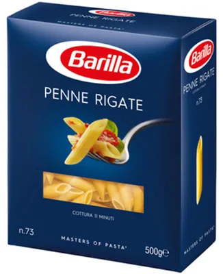 Zdjęcie produktu dla Barilla Piccolini Penne Rigate, Penne, Krótki makaron, 500 g, 6 min, CE