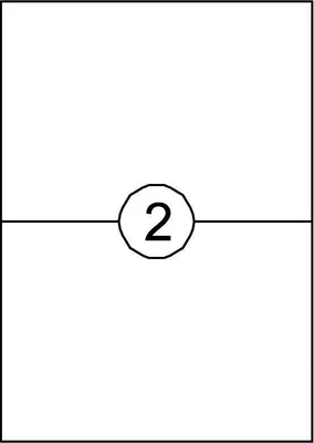 Image de Quantore - Étiquette 210 x 148 mm, 200 pièces