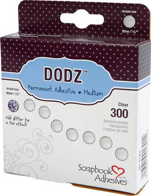 Immagine prodotto di Punti adesivi Dodz, 9 mm, medio, 300 pz.