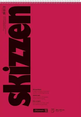 Produktbild von Famanu Skizzenblock A3 | 50 Blatt schweres Zeichenpapier 110 g/m² | Spiralbindung