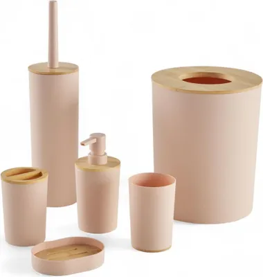 Produktbild von 6er-Set Bad- und Toilettenaccessoires BATHROOM