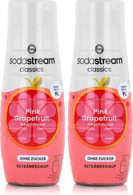 Produktbild von SodaStream Getränke-Sirup ohne Zucker Pink Grapefruit 440ml (2er Pack)