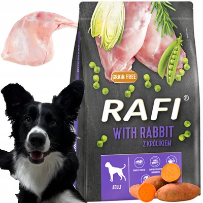 Produktbild von RAFI Adult Trockenfutter für Hunde mit Kaninchen, 3 kg – 1 Stück