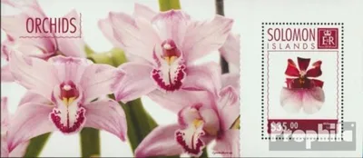 Produktbild von Briefmarken Salomoninseln 2014 Mi Block 342 (kompl. Ausg.) postfrisch Orchideen