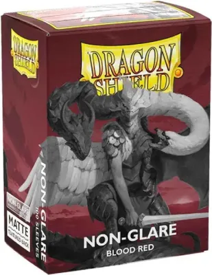 Obrázok produktu pre Obálky na karty Dragonshield – štandardná veľkosť, bez odleskov – krvavo červené (100)