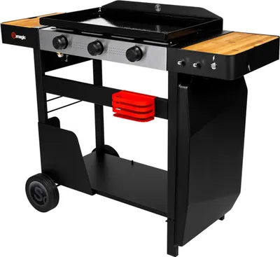 Image de Plancha au gaz avec chariot SOLIA 350 3 brûleurs 6,45kW