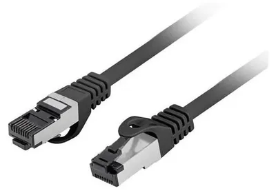 Produktbild von Lanberg PCF8-10CU-0200-BK, 2 m, Cat8.1, S/FTP (S-STP), RJ-45, RJ-45, Schwarz