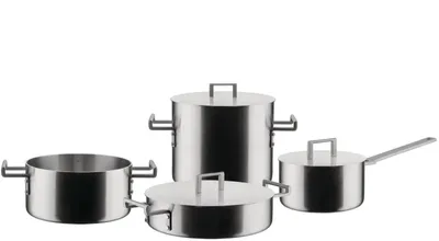 Obrázek produktu pro Sada nádobí Alessi Convivio - DC100S7 - 7dílná - David Chipperfield