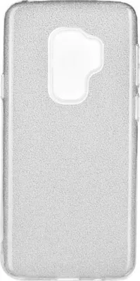Produktbild von Stylische Glitzerhülle für Samsung Galaxy S9 in Silber - Perfekter Schutz KP16078