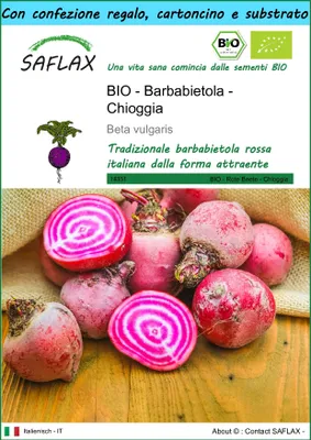 Immagine prodotto di SAFLAX Set regalo -- Barbabietola - Chioggia - 70 semi - Beta