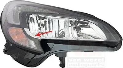 Produktbild von VAN WEZEL Scheinwerfer Rechts für OPEL Corsa E Schrägheck (X15) 3804964
