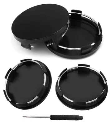 Immagine prodotto di 4 coprimozzo universali per cerchi da 68 mm, compatibili con diverse auto
