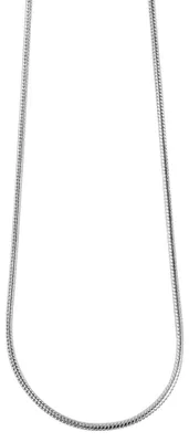 Produktbild von Akzent Uni Kette Jaron "Jaron" Silberfarbig Edelstahl - Massiv - Kette ohne Anhänger