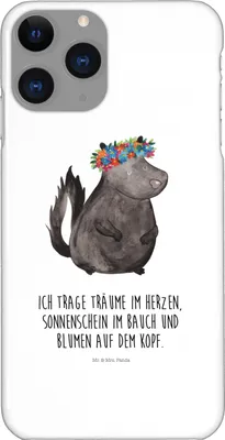 Produktbild von Mr. & Mrs. Panda Iphone 11 Pro Handyhülle Stinktier Mädchen - Weiß - Geschenk, Namaste, Yoga, Skunk, Wildtier, Handy Case, Raubtier, Premium Kunststoff