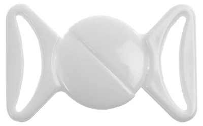 BH Verschluss, Kunststoff 11mm weiß