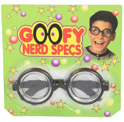 Produktbild von Scherzbrille mit optischem Vergrößerungseffekt für die Augen, Schwarz, für Fasching
