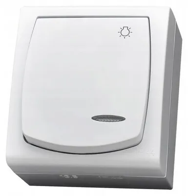 Obrázok produktu pre Ospel ŁNH-5NS/00, Biela, IP44, 250 V, 10 A, 65 mm, 46 mm