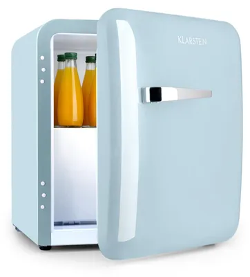 Obrázok produktu pre Klarstein Mini chladnička s mrazničkou, tichá, 32L, na nápoje a kozmetiku, retro