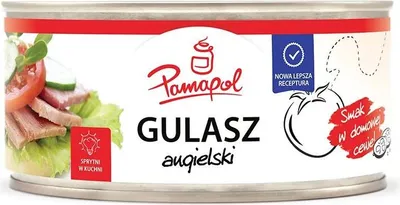Produktbild von Pamapol  "Gulasz angielski" Fleischkonserve 300g