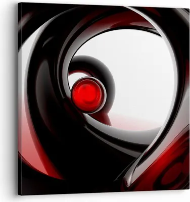 Produktbild von Bild auf Leinwand - Leinwandbild - Abstraktion Komposition Glaskugeln - 30x30cm - Wand Bild - Wanddeko - Leinwanddruck - Bilder - Kunstdruck - Leinwand bilder - Wandkunst - AC30x30-0315