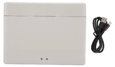 Produktbild von Ladegerät für zwei Akkus, schnelle LED-Anzeige, Akkuladestation mit Typ-C-Kabel für Action 4, 3, 5
