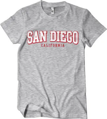 Produktbild von San Diego - California T-Shirt - Large - HeatherGrey
